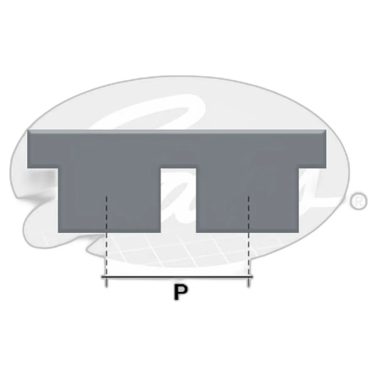 Correa de distribución 136 dientes - 894449307
