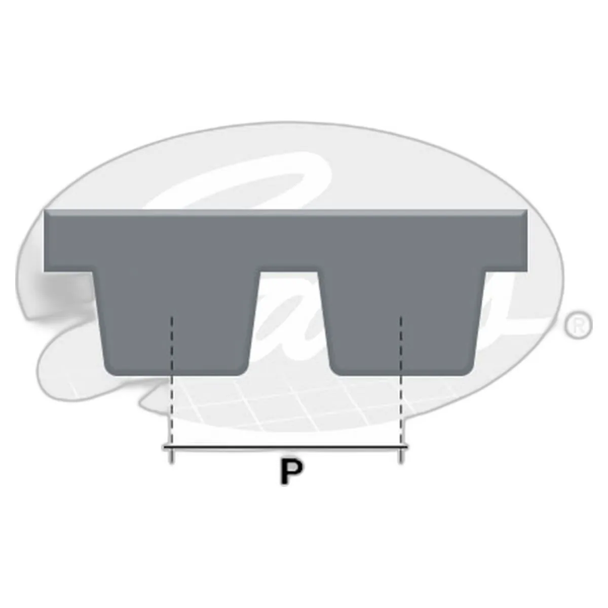 Correa de distribución 97 dientes - 477F-1007073