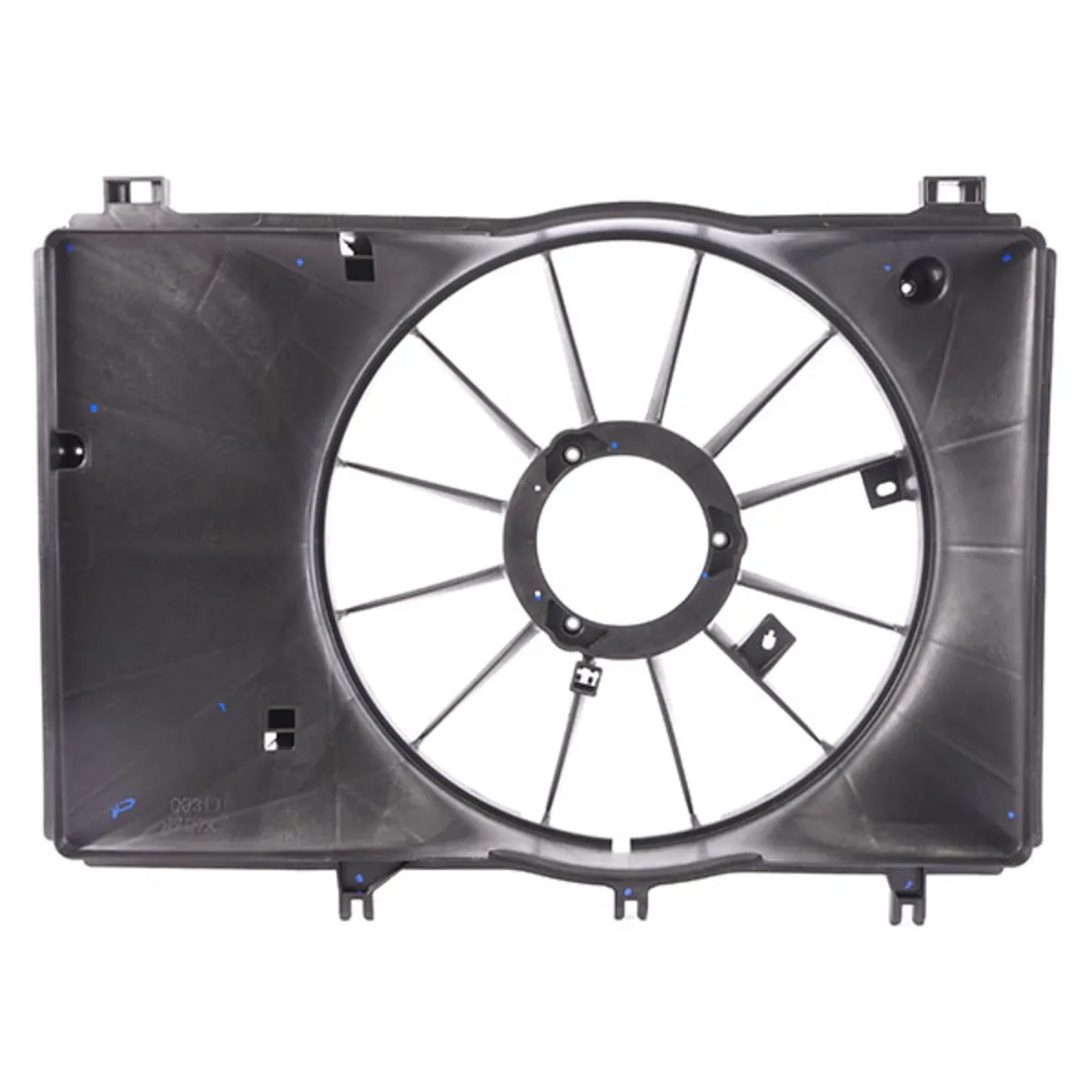 Electroventilador con diseño en forma de embudo