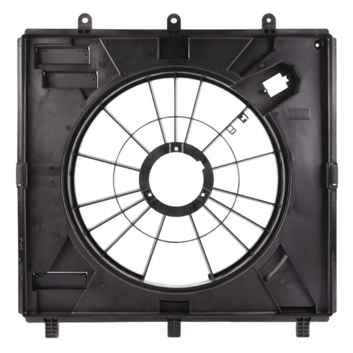 Electroventilador de motor con carcaza
