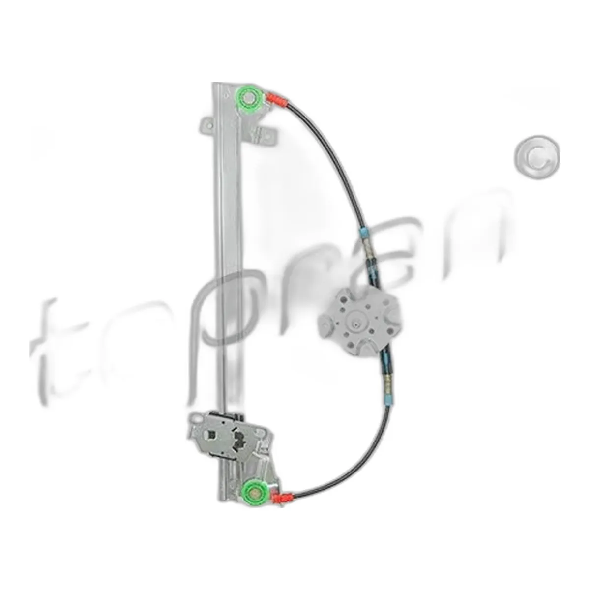 Cremallera alza vidrio mecánica derecha - 90186594