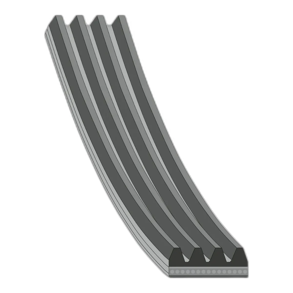Correa tipo PK 6PK-2335 para motor 1.0