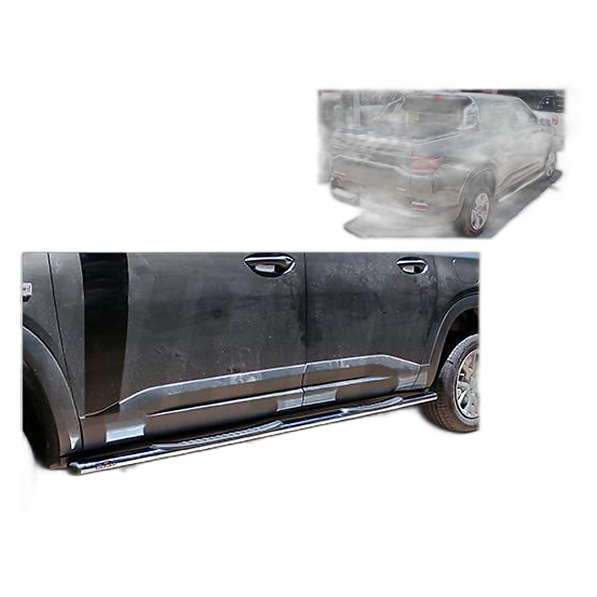 Estribo cromado modelo K1 40x80 - K111CR