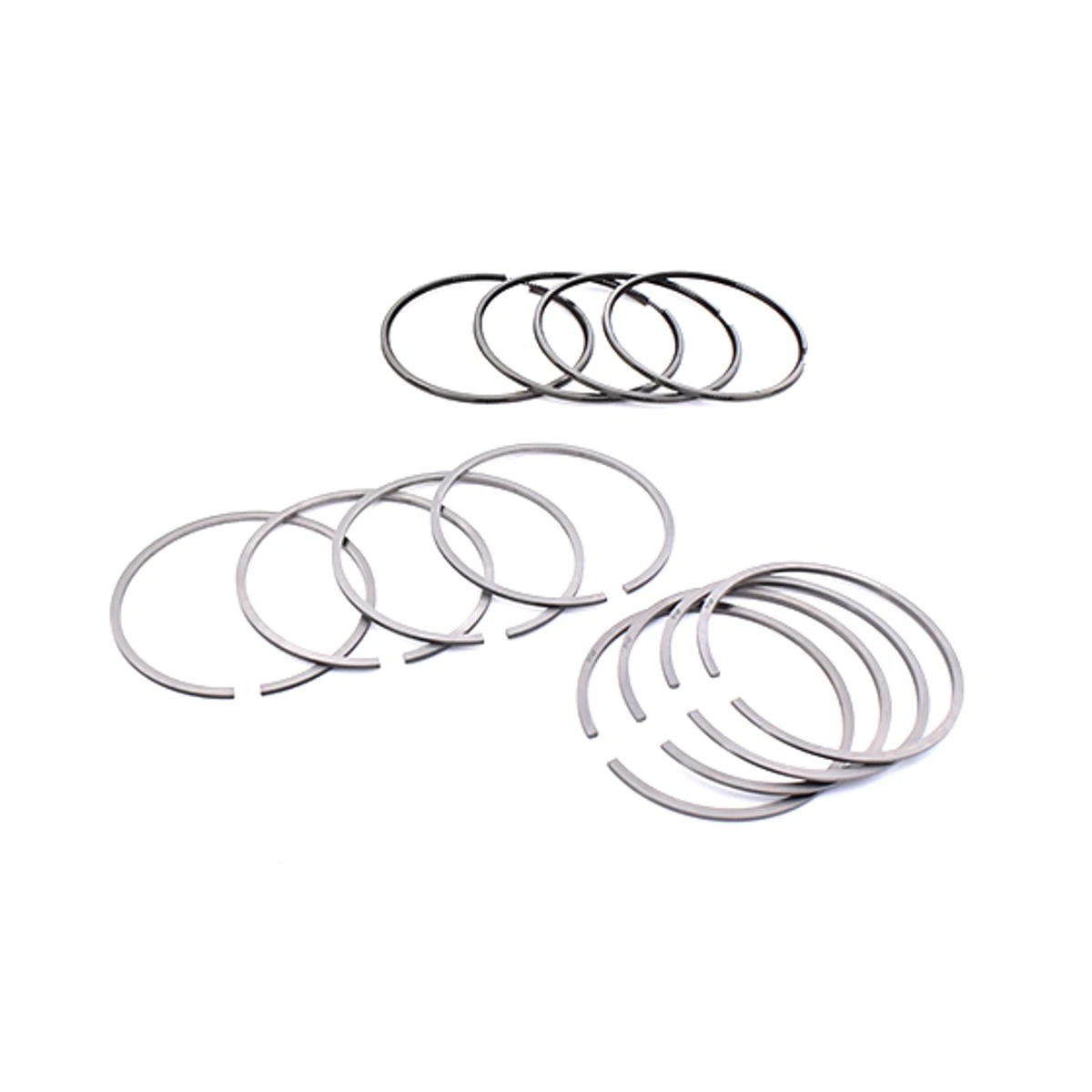 Anillos de motor cromados estándar 75 mm - 0640-A3