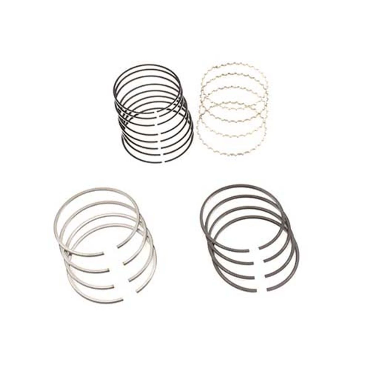 Anillos de motor cromados STD 86mm - 0640-K2