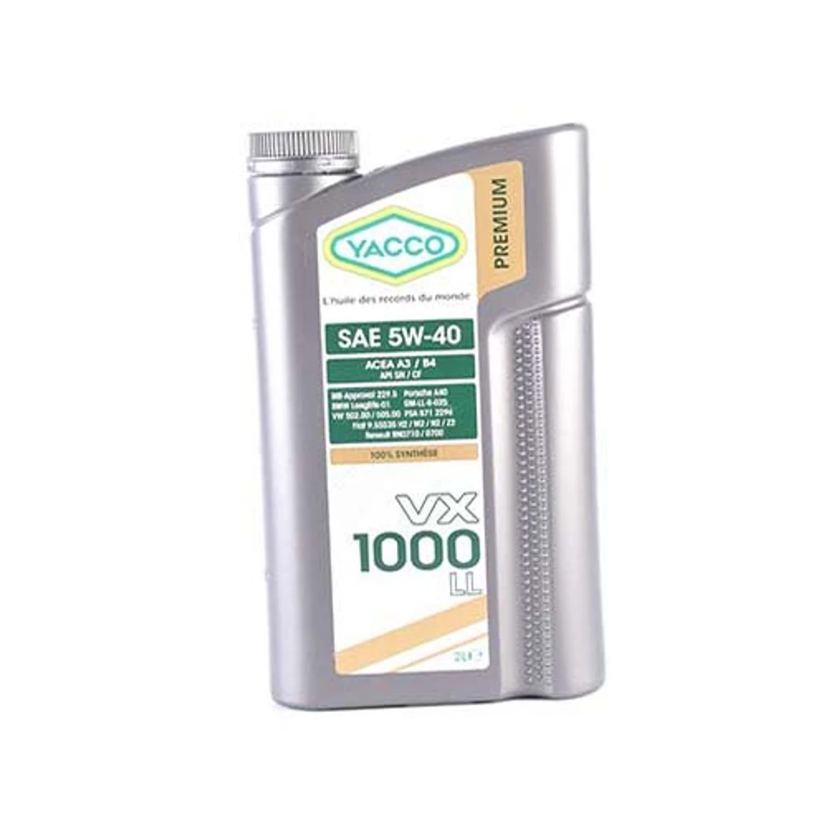 Aceite de motor sintético 5W40 2L - 5W40 SINTET.2L.