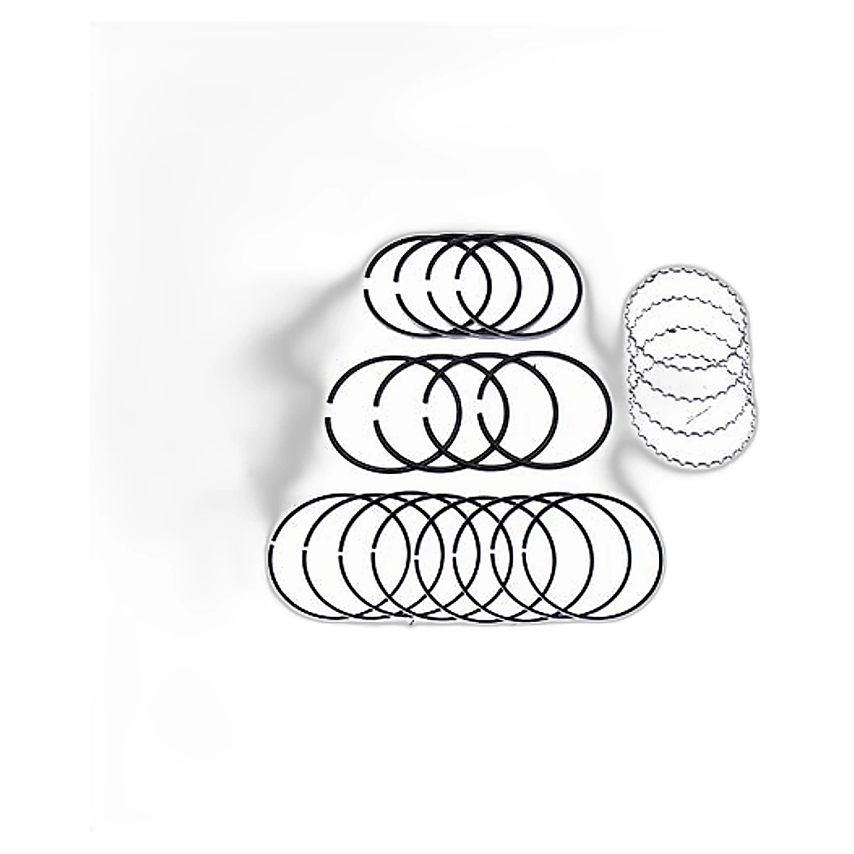 Anillos de motor estándar color negro - 52273311 STD