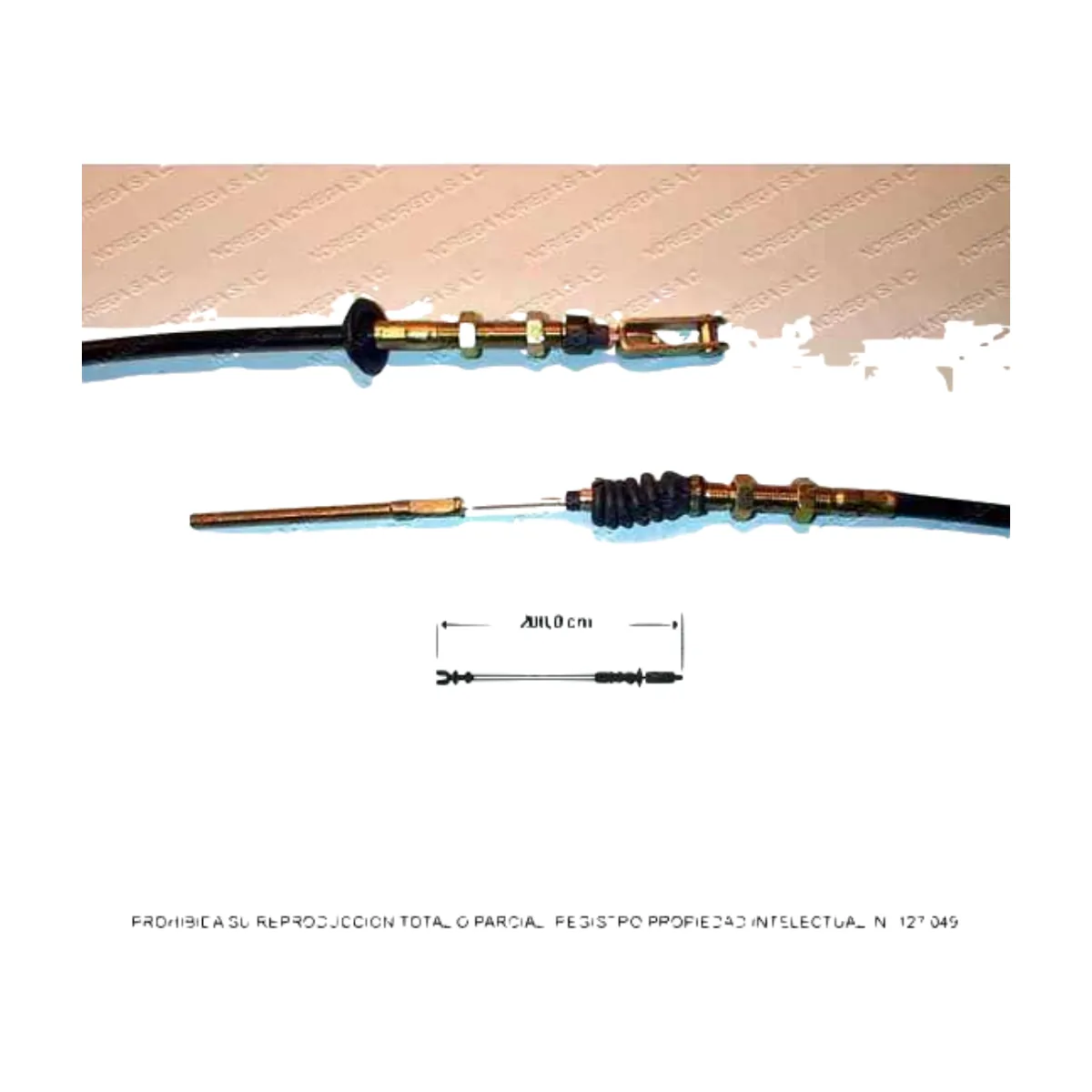 Cable de embrague reforzado 120 cm - 23710-79222