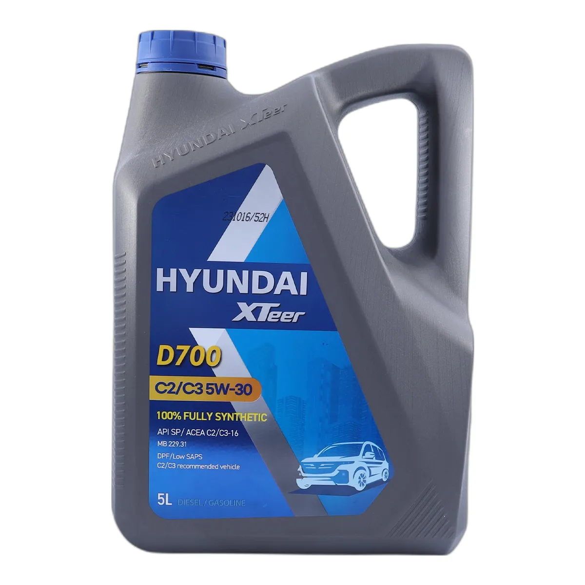 Aceite sintético 5W-30 5L compatible con gasolina y diésel - 5W-30