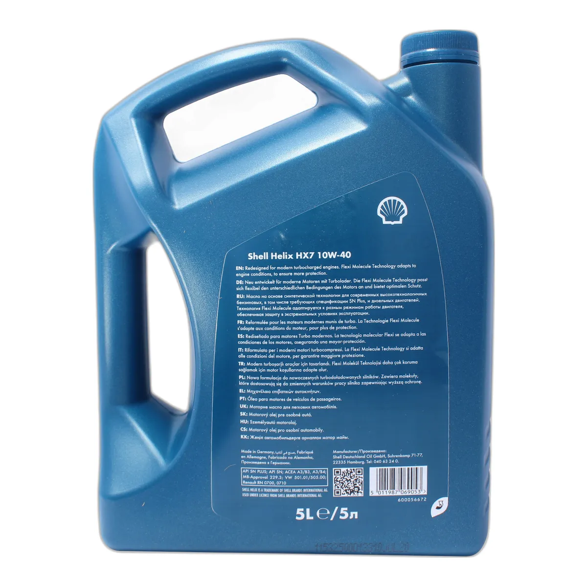 Aceite sintético 10W-40 5.0L - Miniatura 2