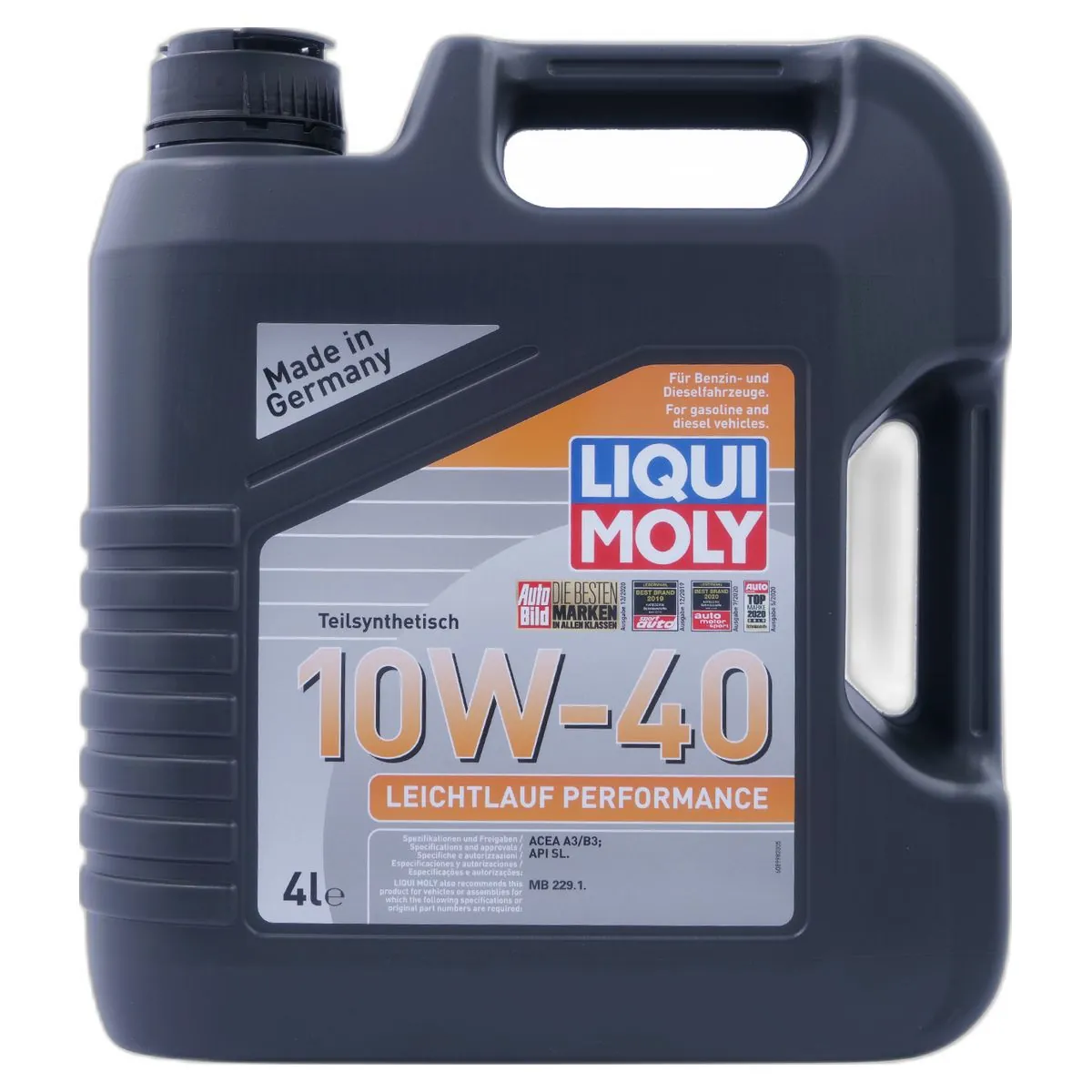 Aceite 10W-40 4 Litros Sintético