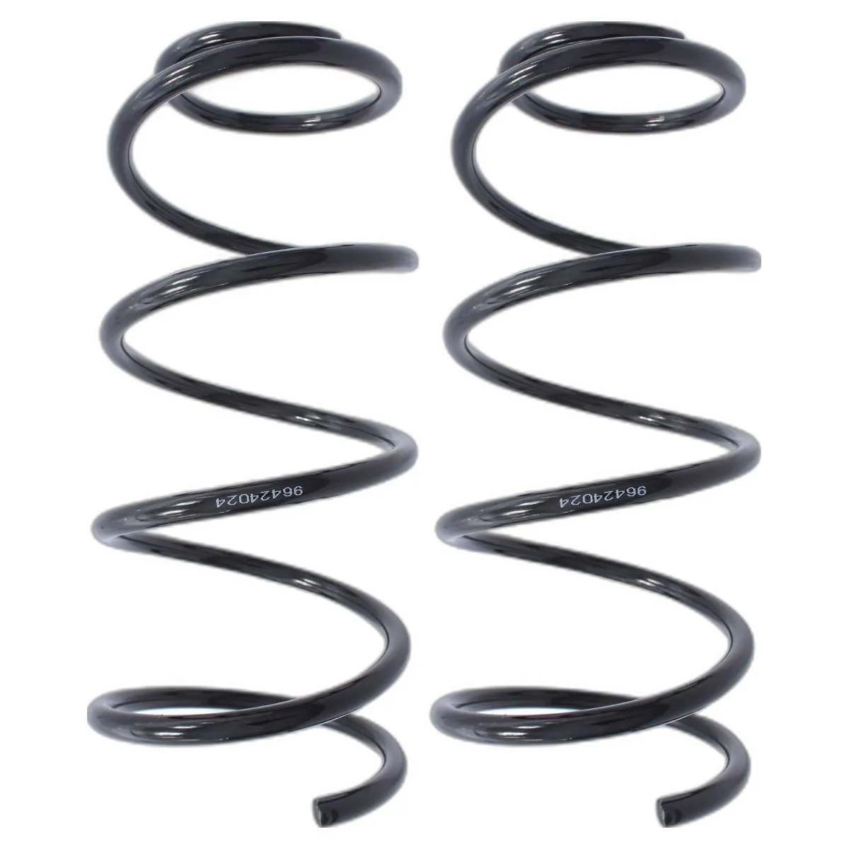 X2 Resorte espiral de suspensión delantero - 96424024
