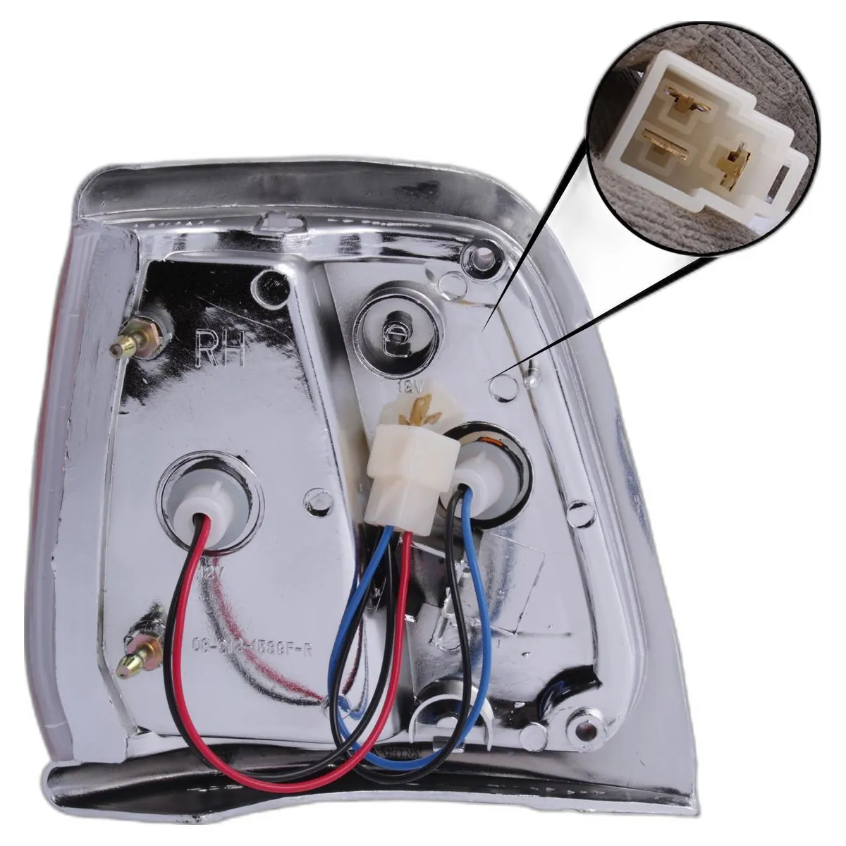 X2 Farol delantero bisel cromado - Miniatura 3
