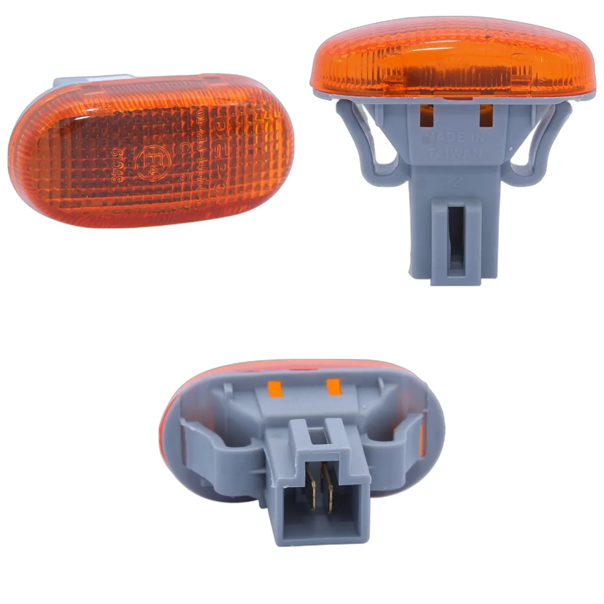 Farol lateral para tapabarro delantero ámbar - Miniatura 4